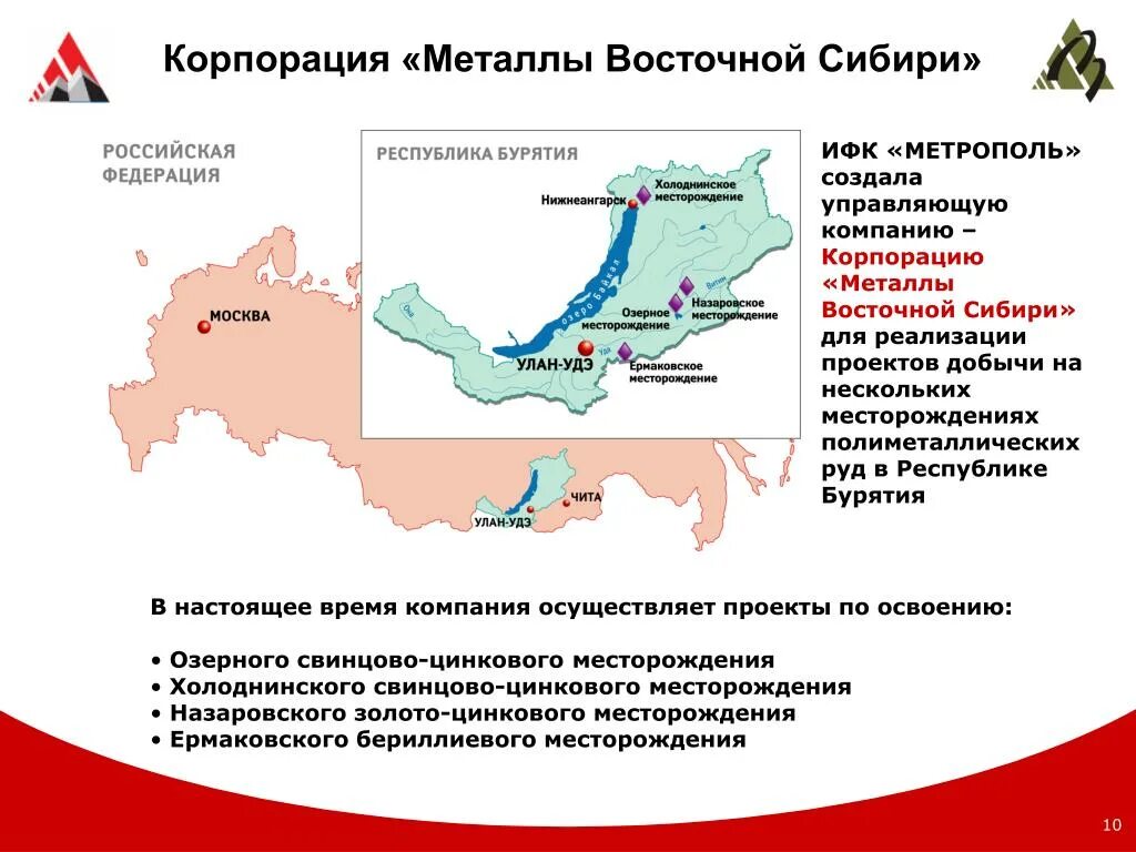 Добыча восточной сибири. Месторождения Бурятии. Месторождения Восточной Сибири. Озерное месторождение Бурятия. ООО «Корпорация «металлы Восточной Сибири».