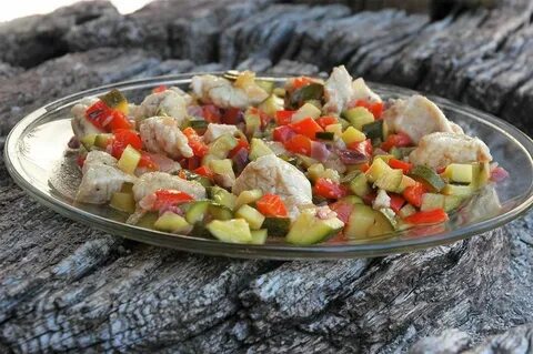 Грудка с овощами