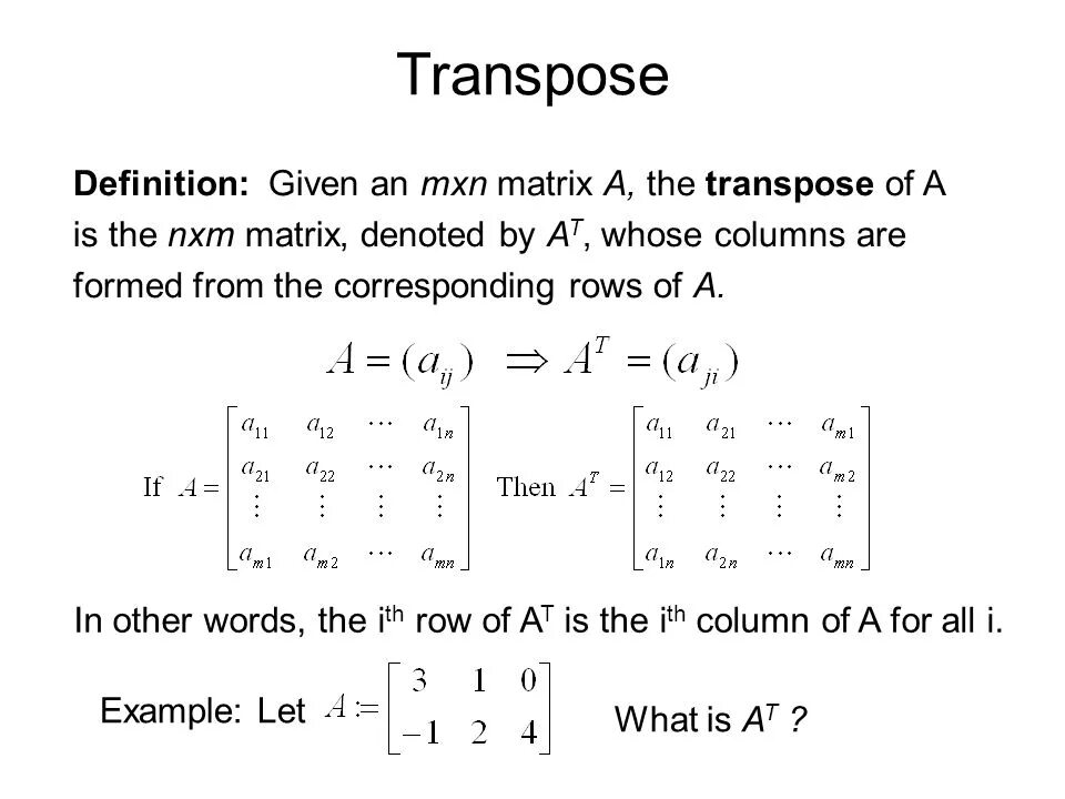 Transposing matrix. Transpose matrix. матрица размера mxn. how to transpose matrix. транспонировать матрицу маткад.