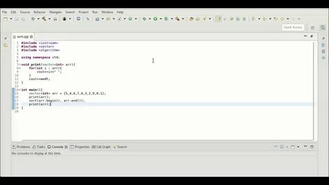 For in c