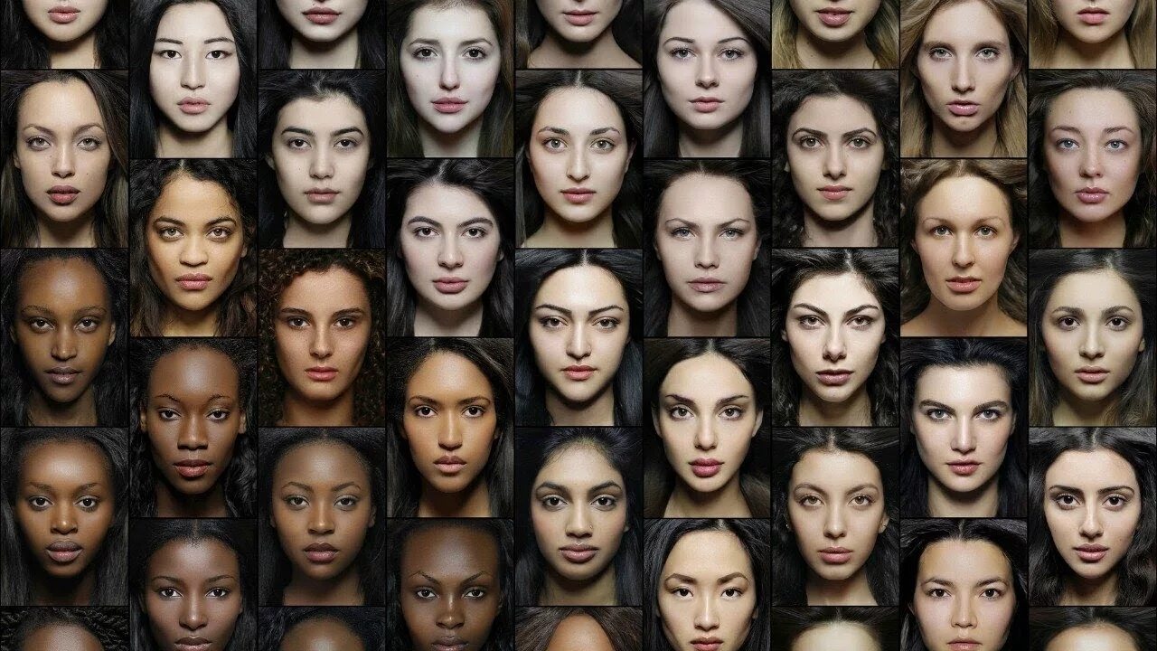 Different races. Лица разных рас. Женщины разных рас. Люди разных рас. Внешность народов.