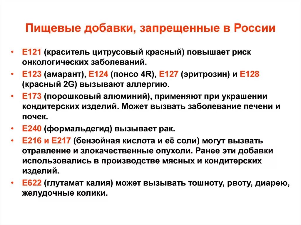 Запрещенный список обновляется не реже чем. Запрещенные пищевые добавки в рф. запрещенные пищевые добавки е таблица. пищевые добавки запрещенные в россии. список запрещенных пищевых добавок.