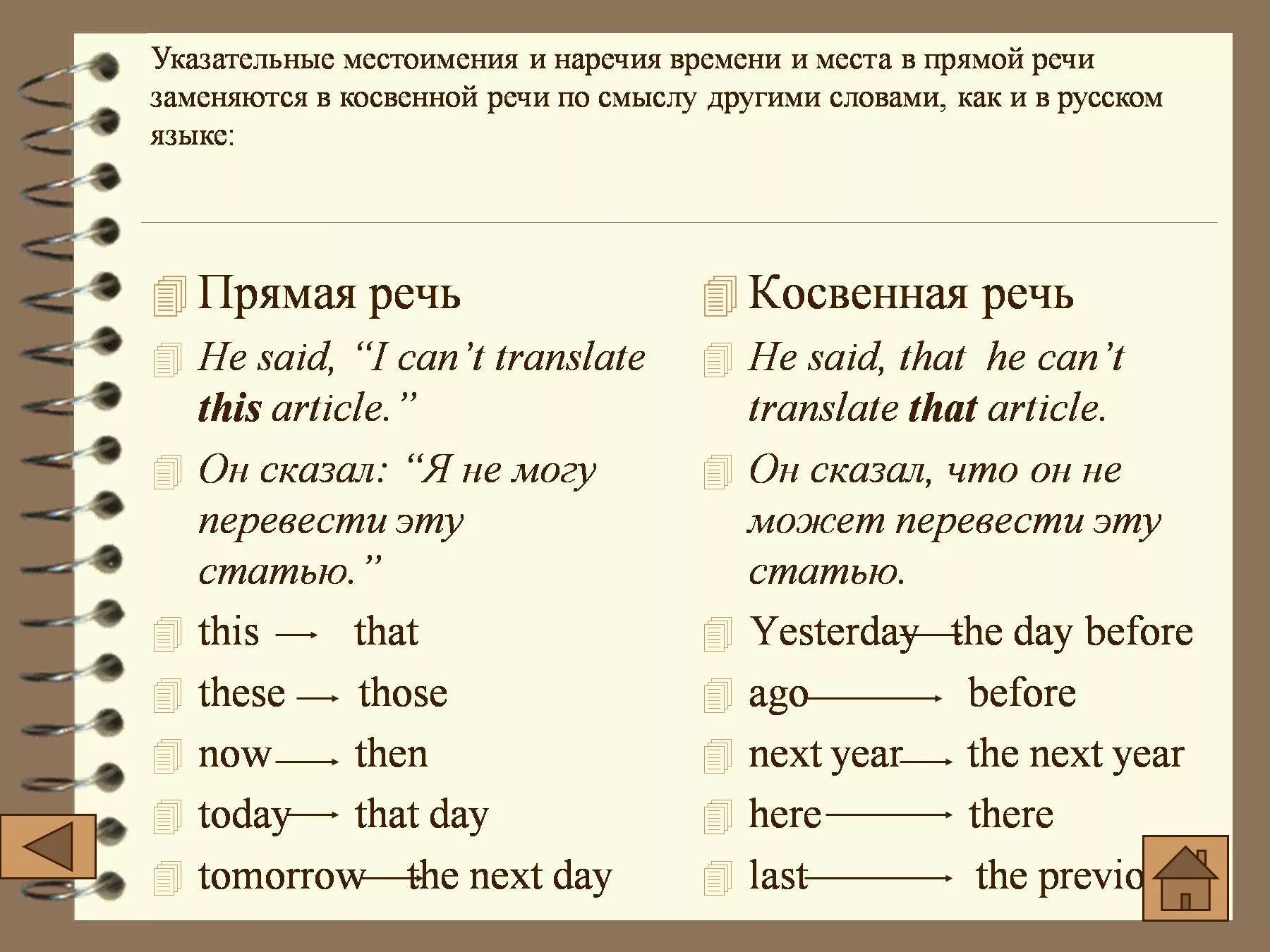 Наречия в косвенной речи в английском языке. Косвенная речь в английском языке наречия времени. Местоимения в косвенной речи. Наречия в косвенной речи. Формы наречия в английском