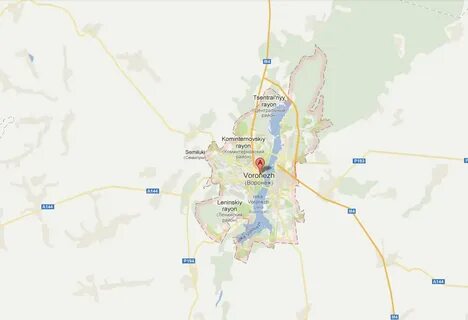 Показать на карте г воронеж ул