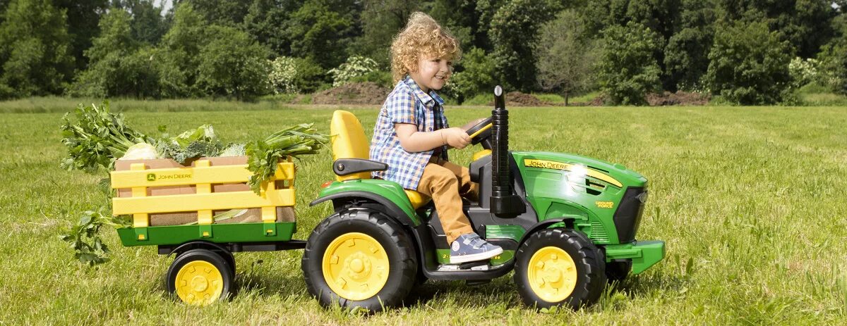 Трактор Peg Perego John Deere. John Deere трактор детский электромобиль. Трактор Пег Перего с прицепом. Детский трактор Джон Дир. Трактора для детей 7 лет