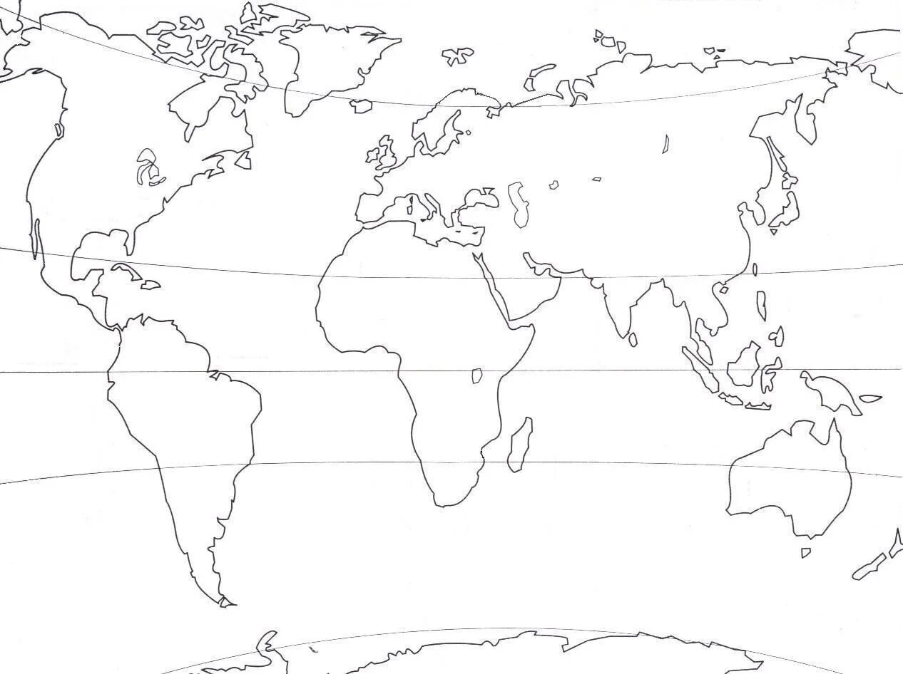 Контурная карта раскраска. Контурная карта материки и океаны. Карта пустая для заполнения