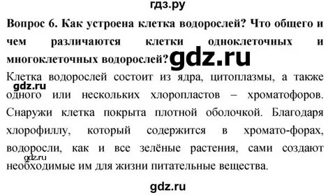 Читать биология 5 класс плешаков