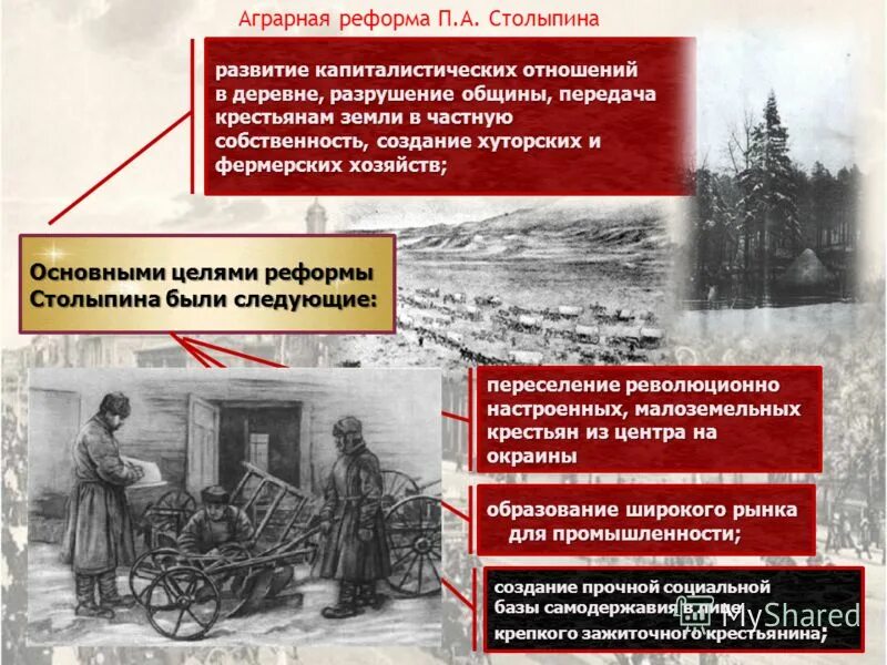Установление обязательного выхода из общины