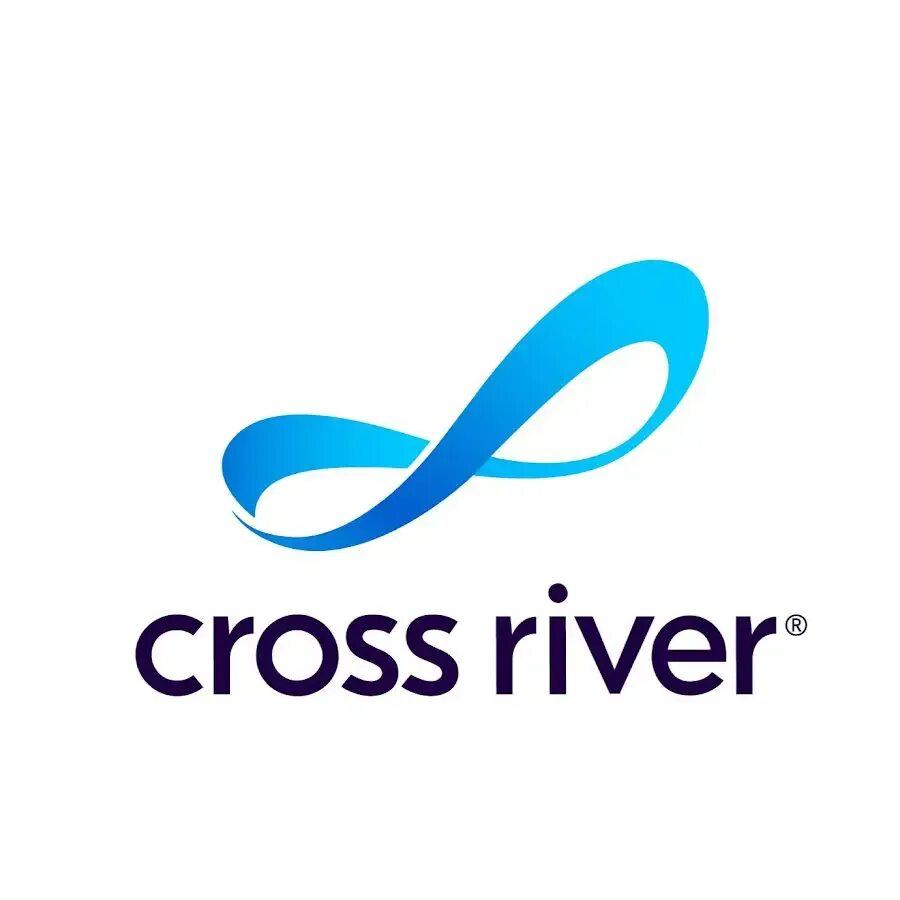 Cross bank. Cross River Bank. Кросс логотип. River логотип. Crossover эмблема.