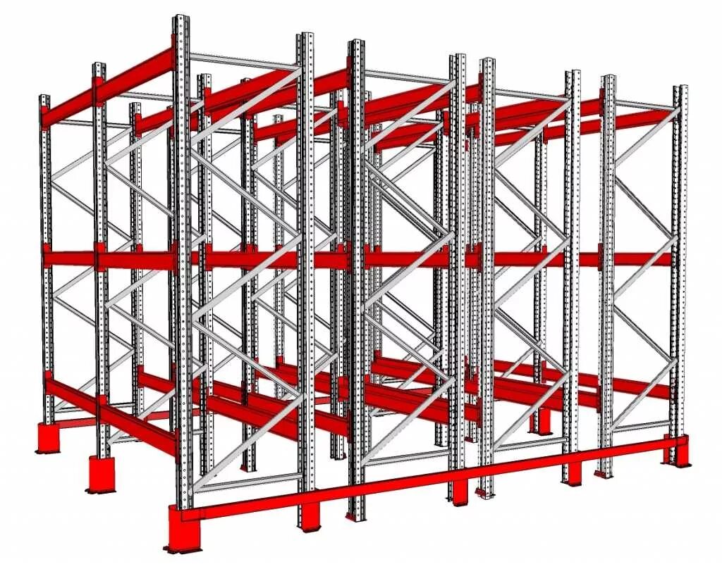 Максимальная высота складирования на стеллажах. Стеллаж паллетный фронтальный двойной глубины. Сдвоенный ряд паллетный стеллаж сбоку. Стеллажи паллетные угл. Мезонин паллетный складской.
