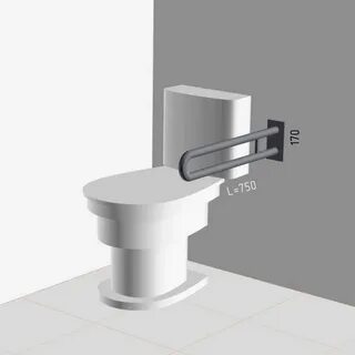 Поручни для унитаза напольные