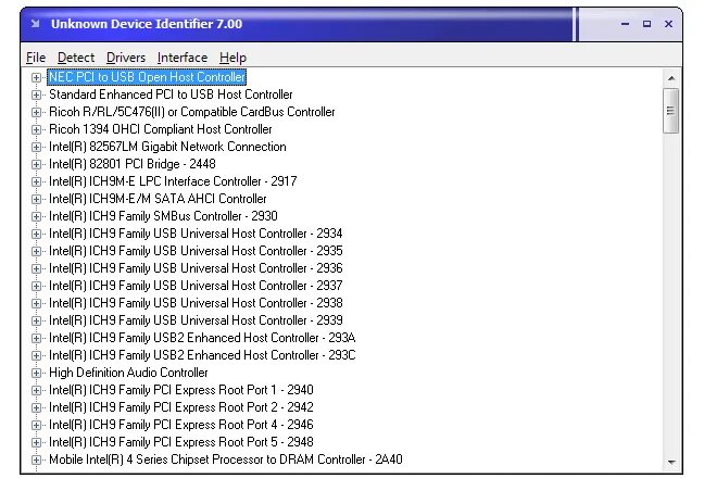 Драйвер unknown device windows 7