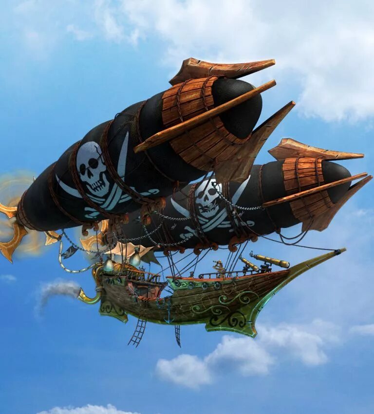 Летучий корабль стимпанк. Летающий корабль. Пиратский корабль. Летающий кораблик. Кто играет ворона в летучем корабле