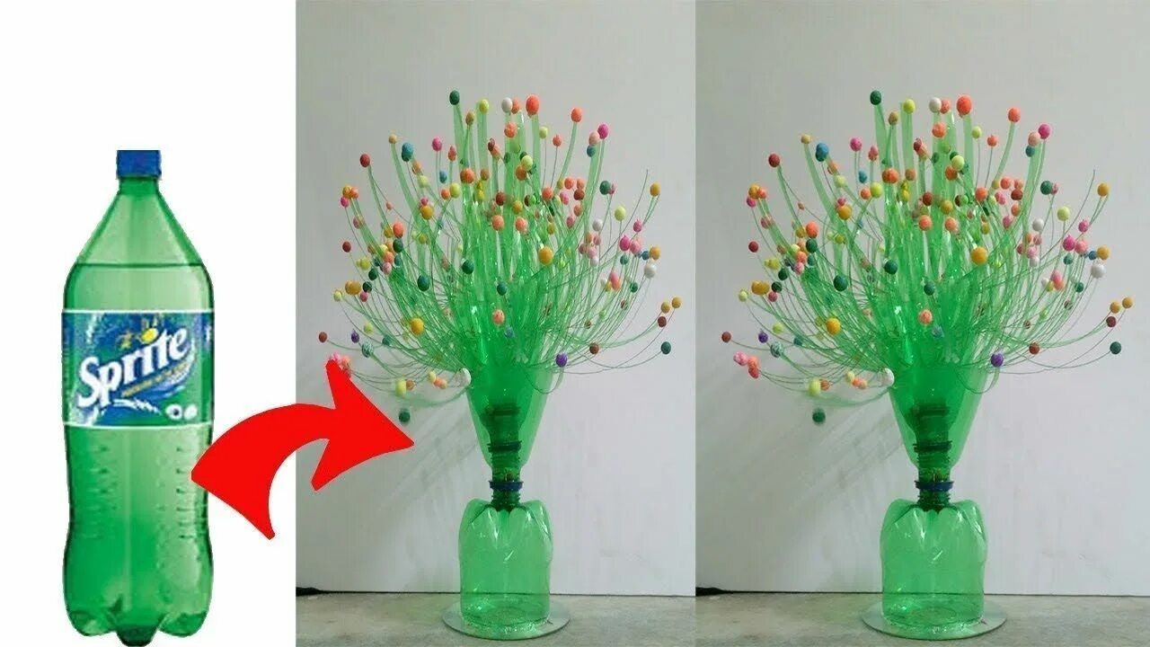 Make Wonderful Plum Tree with Plastic Bottle প্লাস্টিক বোতল দিয়ে চমৎক... Plastic