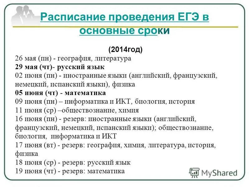 расписанием проведения единых государственных экзаменов. даты проведения егэ в 2023 году. расписание пробных экзаменов егэ. числа проведения егэ 2023.