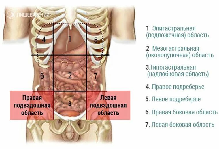 Почему болит с двух сторон под ребрами