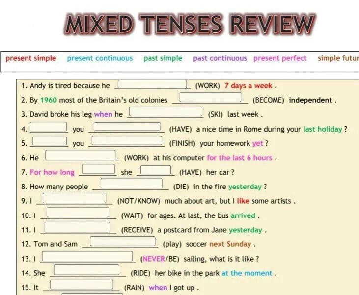 Mixed Tenses Review. Разница между past simple и past Continuous. Mixed Tenses Test. Mixed Tenses answers Learning. Mixed tenses worksheet