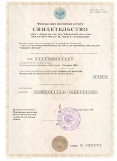 Постановка на учет организации в налоговом органе