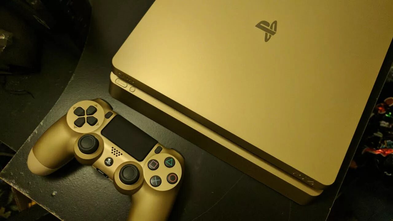 Ps4 gold edition. Ps4 Slim Gold. Ps4 Slim Gold Edition. Sony Gold ps4. PLAYSTATION 4 Slim 500gb Gold Limited Edition.