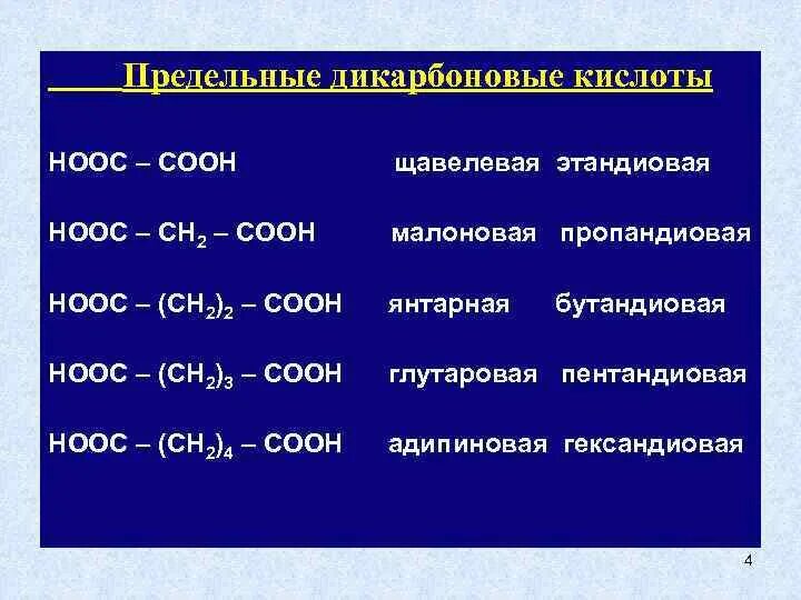 Hooc ch. Предельные дикарбоновые кислоты. Дикарбоновые кислоты строение. Названия дикарбоновых кислот. Формулы дикарбоновых кислот.