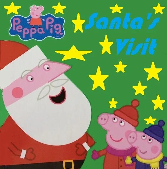 Свинка Пеппа Новогодняя. Свинка Пеппа визит Санты. Свинка Пеппа на английском. Пепа английском