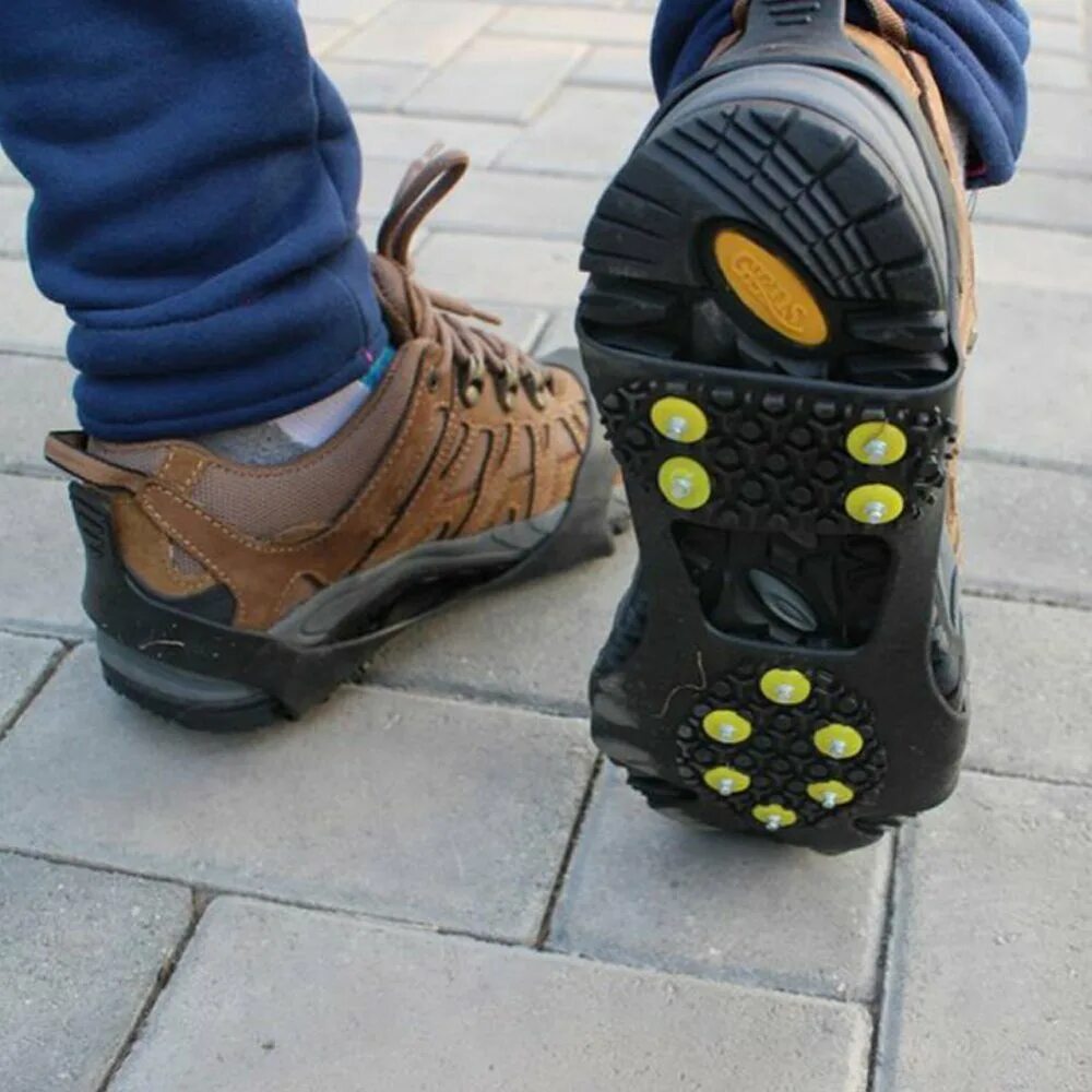 Антигололедные шипы Shoe Spikes. Ледоходы ледоступы 10+10 шипов пара l. Антилед на ботинки. Ледоходы зимняя подкова-4. Подошва гололед