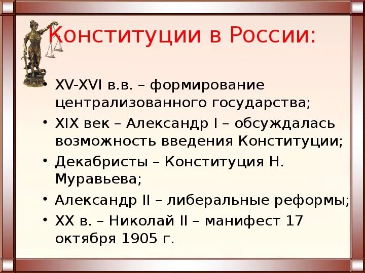 Введение изменений в конституцию
