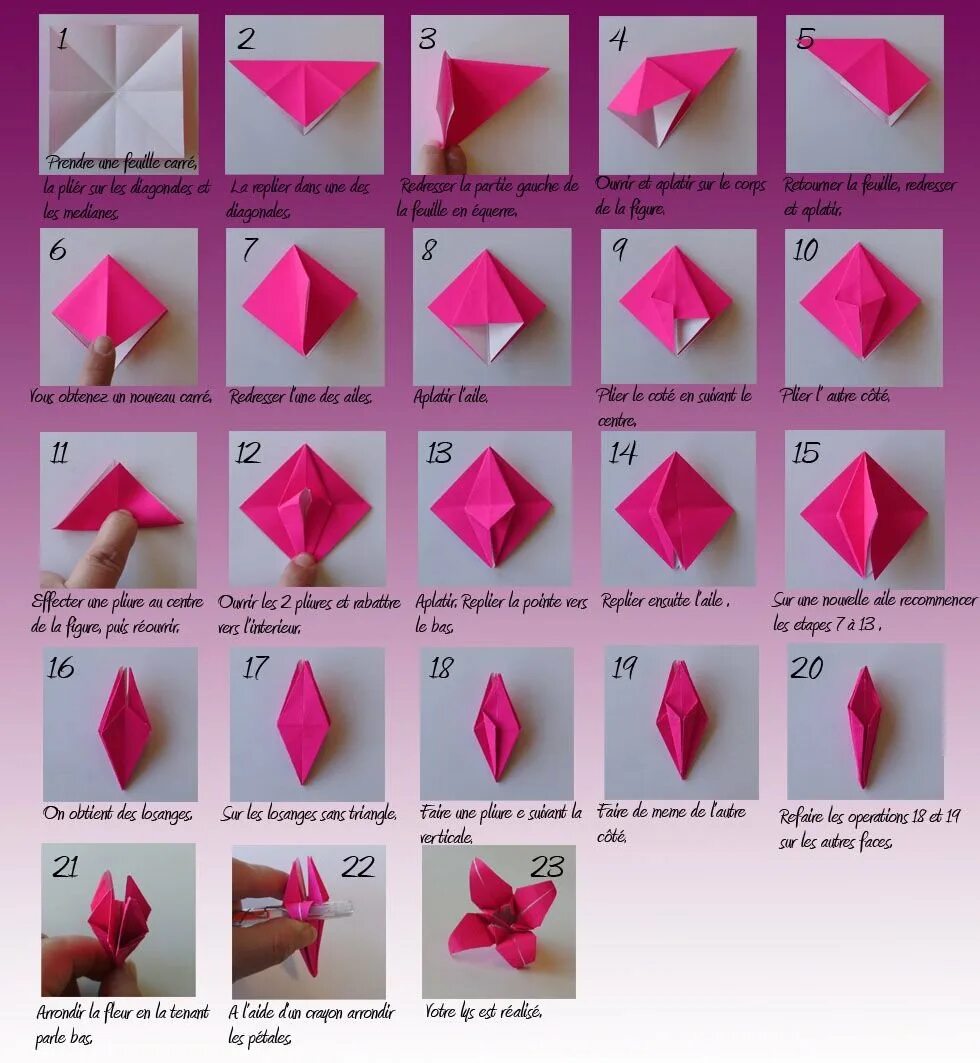 Оригами из бумаги для начинающих цветы розы. Оригами цветов поэтапно