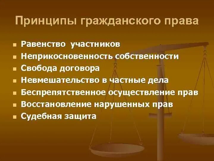 Гражданское право план. Защита нарушенных прав сторон