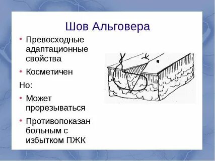 Уход за швами