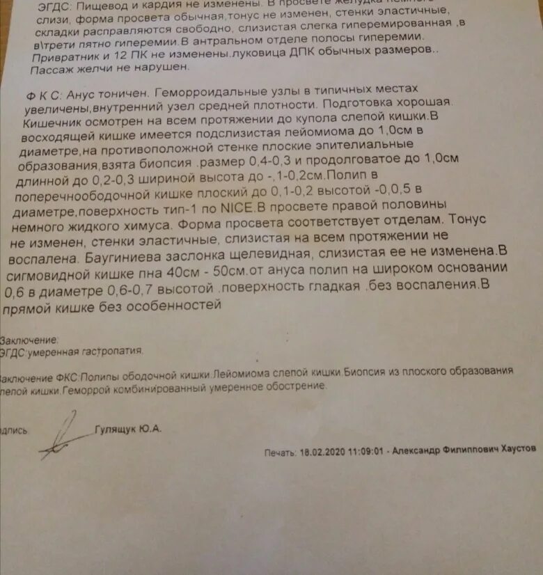 Что кушать после удаления полипа в кишечнике. Протокол колоноскопии. Заключение по колоноскопии. Заключение биопсия полипа. Заключение после биопсии кишечника.