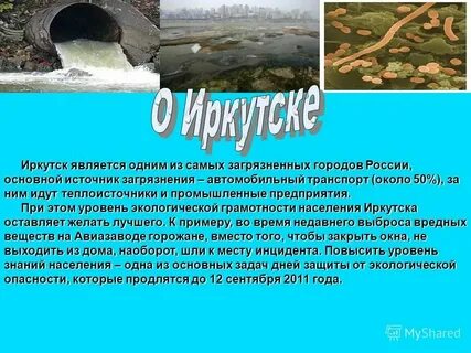 Запишите свой ответ в виде чисел загрязнители