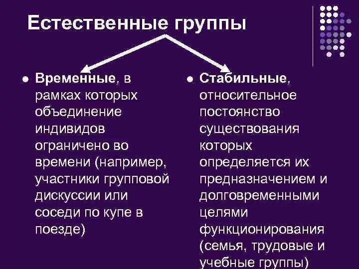 Приведите примеры групп. Временные социальные группы. Временные и стабильные малые группы. Естественные малые группы. Временная социальная группа примеры.