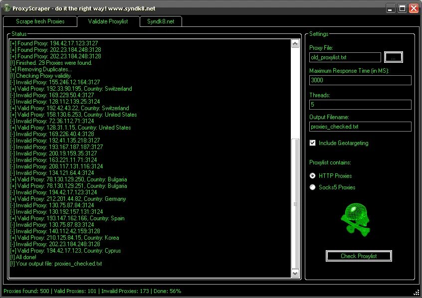 Proxy not found. Fresh proxy list. Valid Invalid. Как убрать Invalid. Invalid Key.