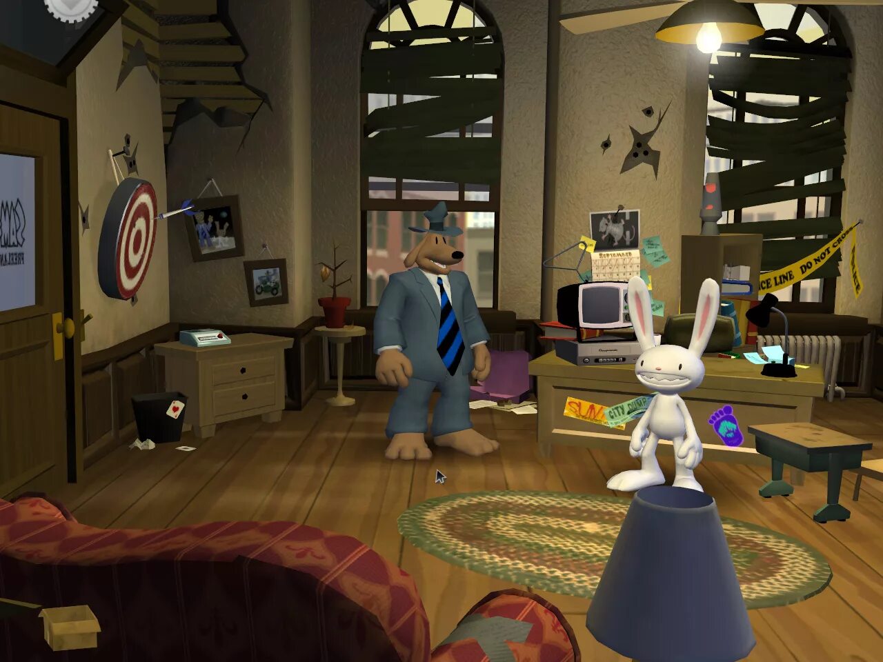 Sam plays the game. Sam Max Episode 1. Sam & Max: Culture Shock. Sam & Max Episode 1: Culture Shock. Sam and Max офис.