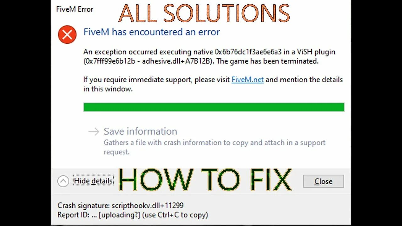 FIVEM crash. FIVEM crash Error. Encountered an Error FIVEM crash. How to Fix crash on an.