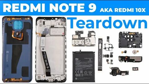 Redmi note 9 разборка