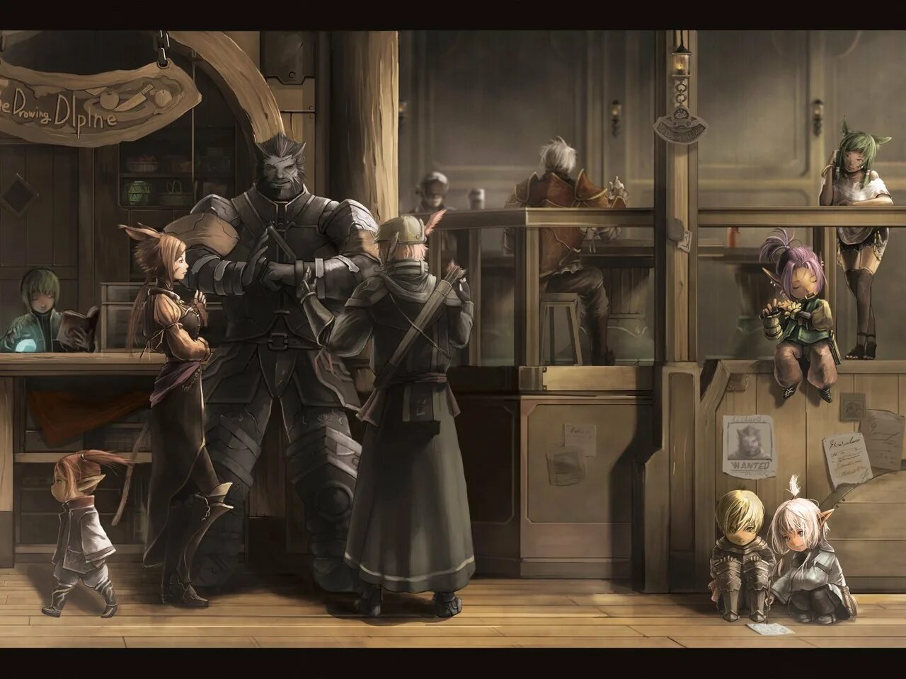 Goblin slayer девушки. Хвост феи гильдия хвост феи. Гильдия арт помещение. Гильдия ultimatum revelation. Гильдия авантюристов фэнтези арт.