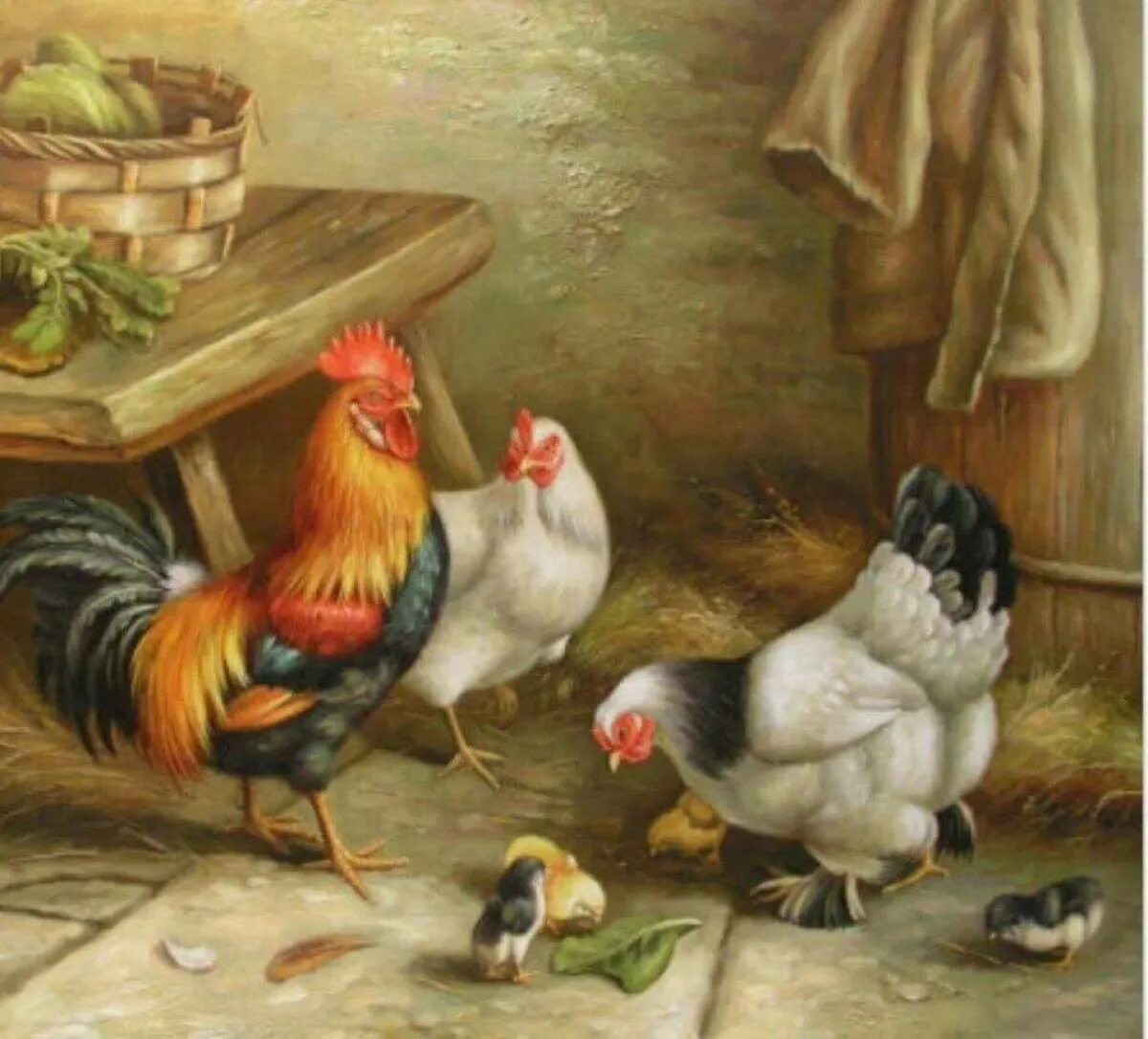 Рисунки с курами. Петух курица цыпленок. Курятник картина. Петух в курятнике. Куры петухи цыплята в курятнике.