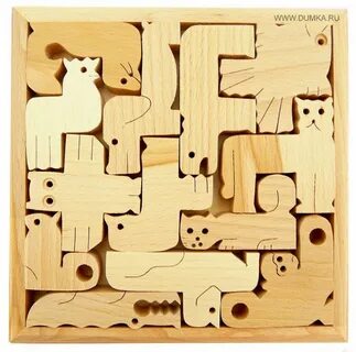 Пазлы wooden puzzle