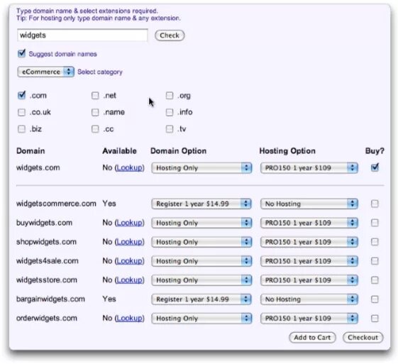 Host lookup