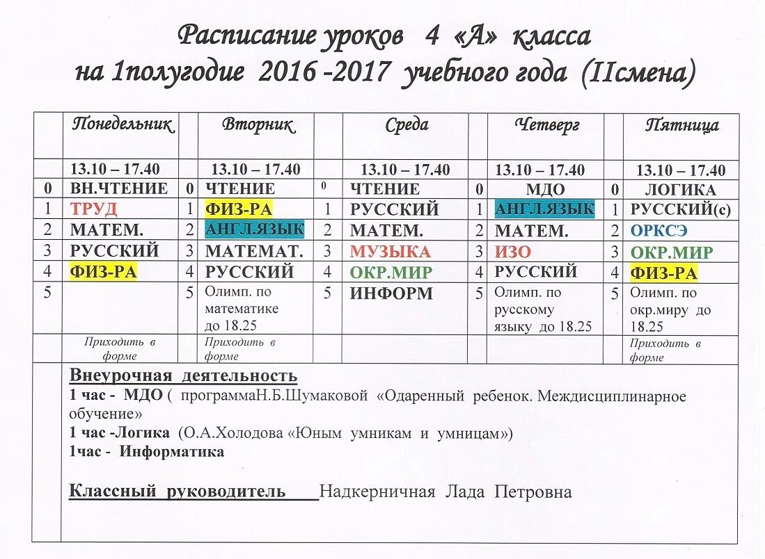 Расписание. Расписание 4 класса. Расписание уроков 4 класс. Расписание 4 классов.