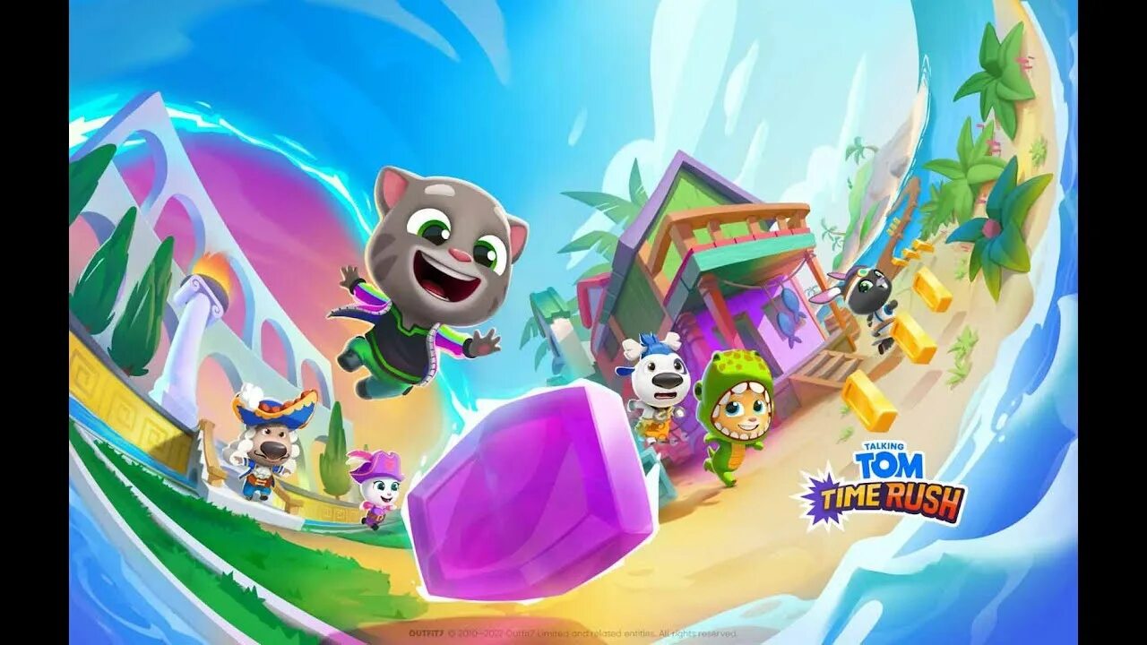 Taking tom play. Talking tom time rush. govaryashiy tom gonka na vremya. говорящий том гонка на время. outfit7 том герой.