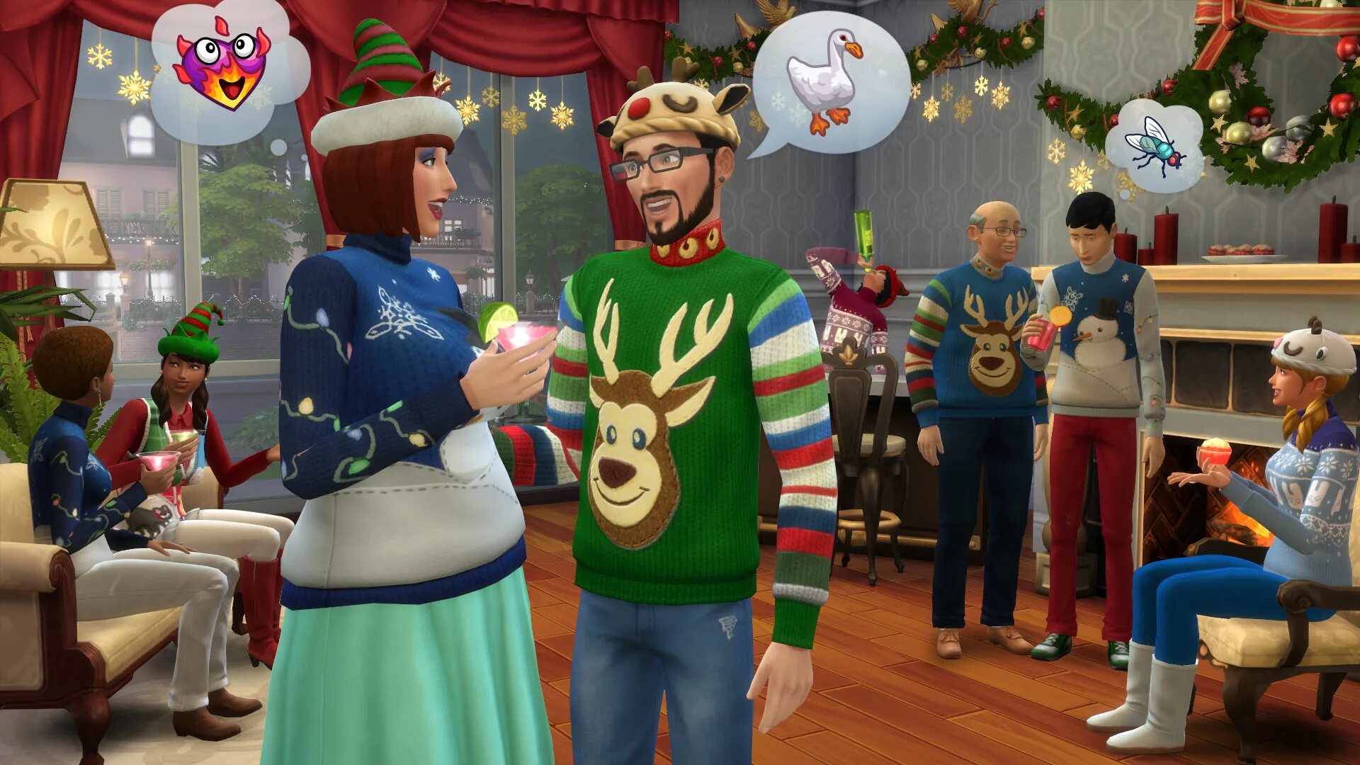 Симс 4 шары. Christmas симс 4. Новый симс 4. Holiday Celebration симс 4. The SIMS 4 новогодний.