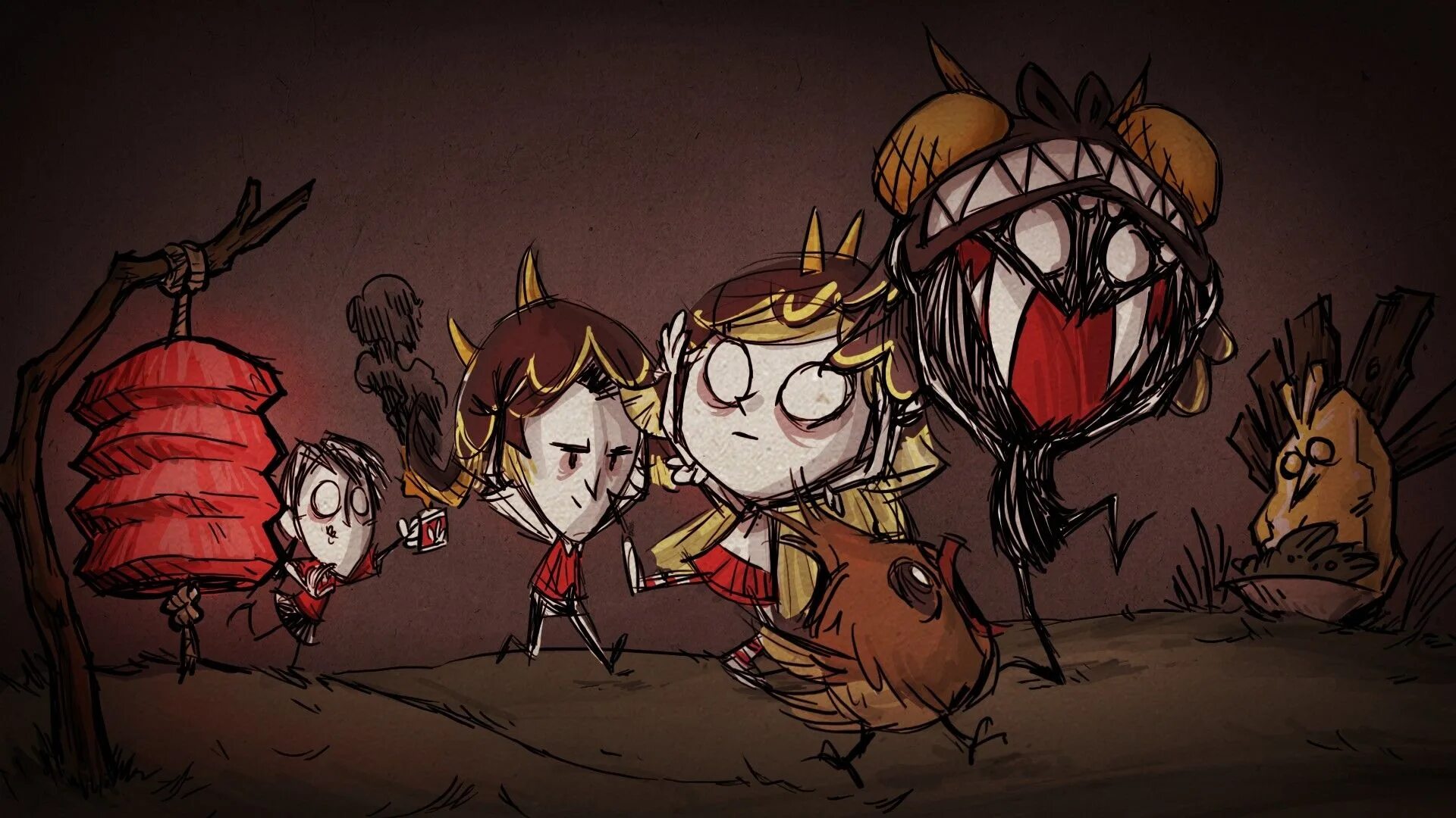 Игру dont starve. Don t Starve together. Уилер don't Starve. Don't Starve together ночь. Don't Starve together арт.