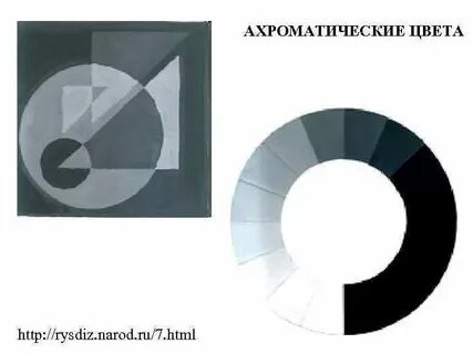 3 ахроматические цвета