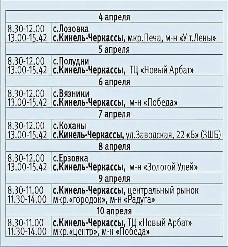 Приставы кинель черкассы график работы Работа мобильного ФАПа 28.03.2022 03.04.2022 28.03.2022 Кинель-Черкассы БезФ