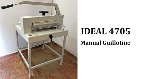 Гильотины ideal