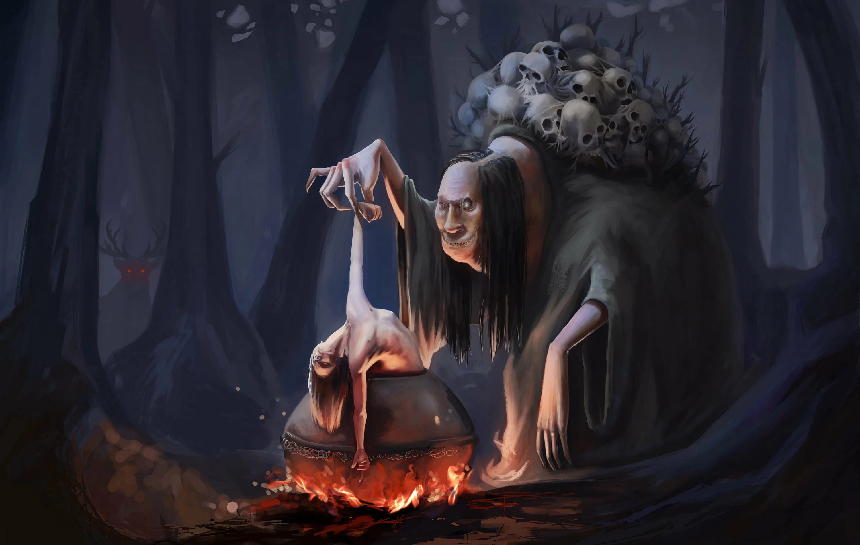Баба Яга кошмар тёмного леса. Баба Яга в 1588. Лесная ведьма баба Яга. Баба-Яга - богиня смерти.