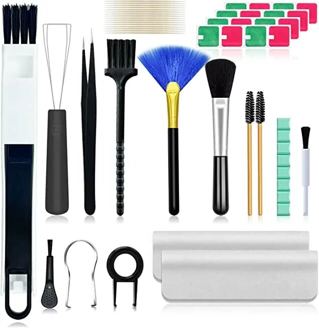 Keyboard cleaning brush kit. Кисточки для чистки компа. Щеточка для клавиатуры. Антистатическая щетка. Кисти компьютер.